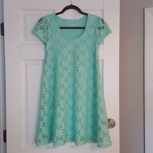 EUC Kimchi Blue Mini Lace Flower Dress Size Small